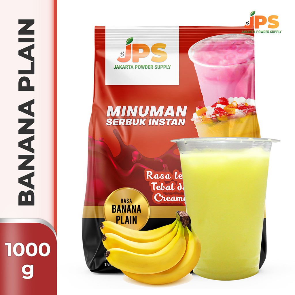 

Bubuk Minuman Banana Plain 1 Kg jps