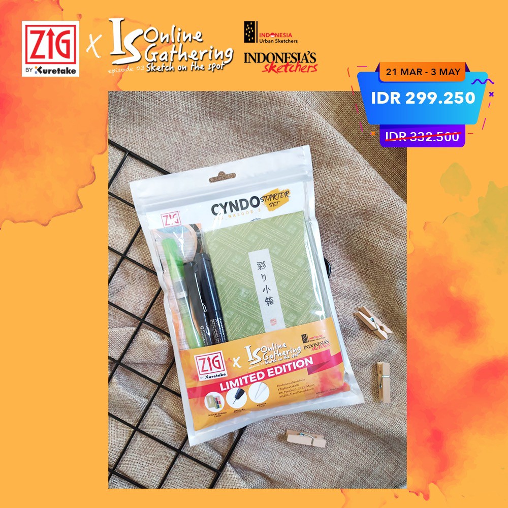 

Paket Indonesia Sketchers Online Gathering CYNDO Starter Set