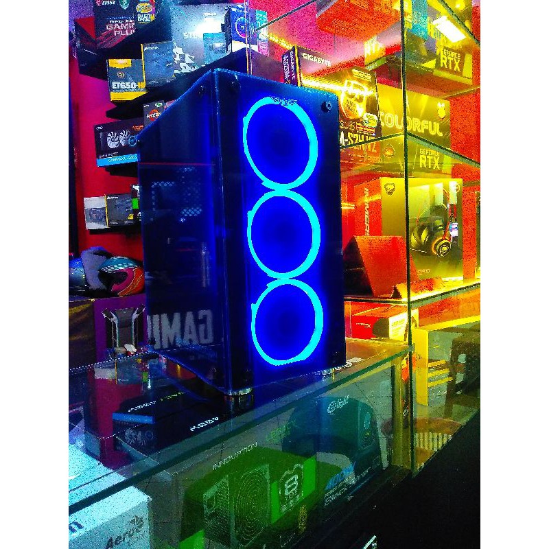 Ryzen 5 3400G campur vga RX 580 4gb ddr5 auto sett rata kanan