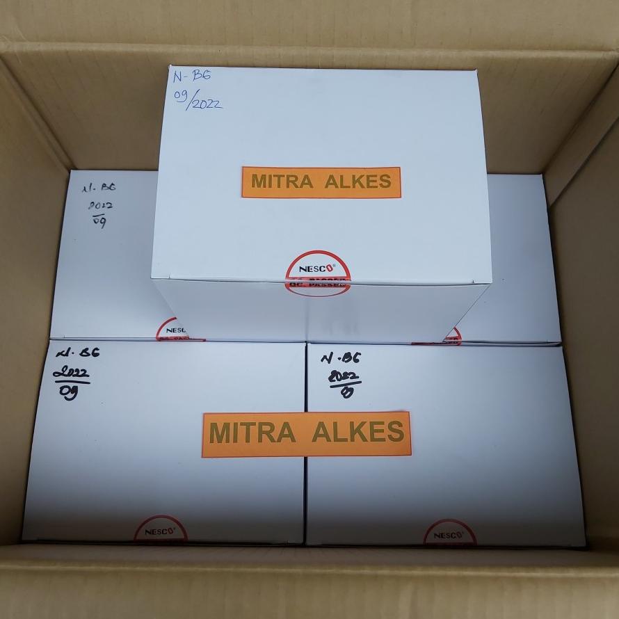 Nesco Blood Glucose Strip Gula Darah Nesco. Strip Glucosa Nesco. Strip Glucose Nesco Stik Gula Nesco