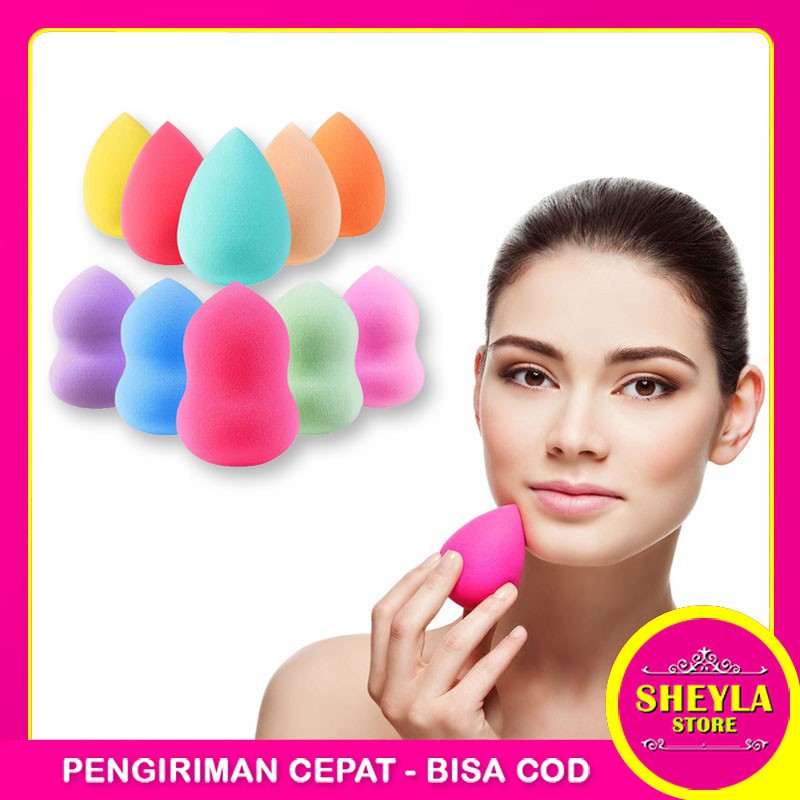 Spons Beauty Blender / Spon Makeup Telur / Spon Makeup Guci / Spons Pembersih Wajah Make Up Wajah Sponge / TV-130