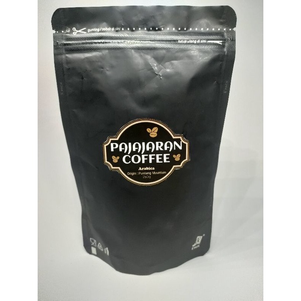 

Kopi Plus Gula Aren Pajajaran Coffee (Puntang Robusta Coffee plus Gula Aren) 200 gr