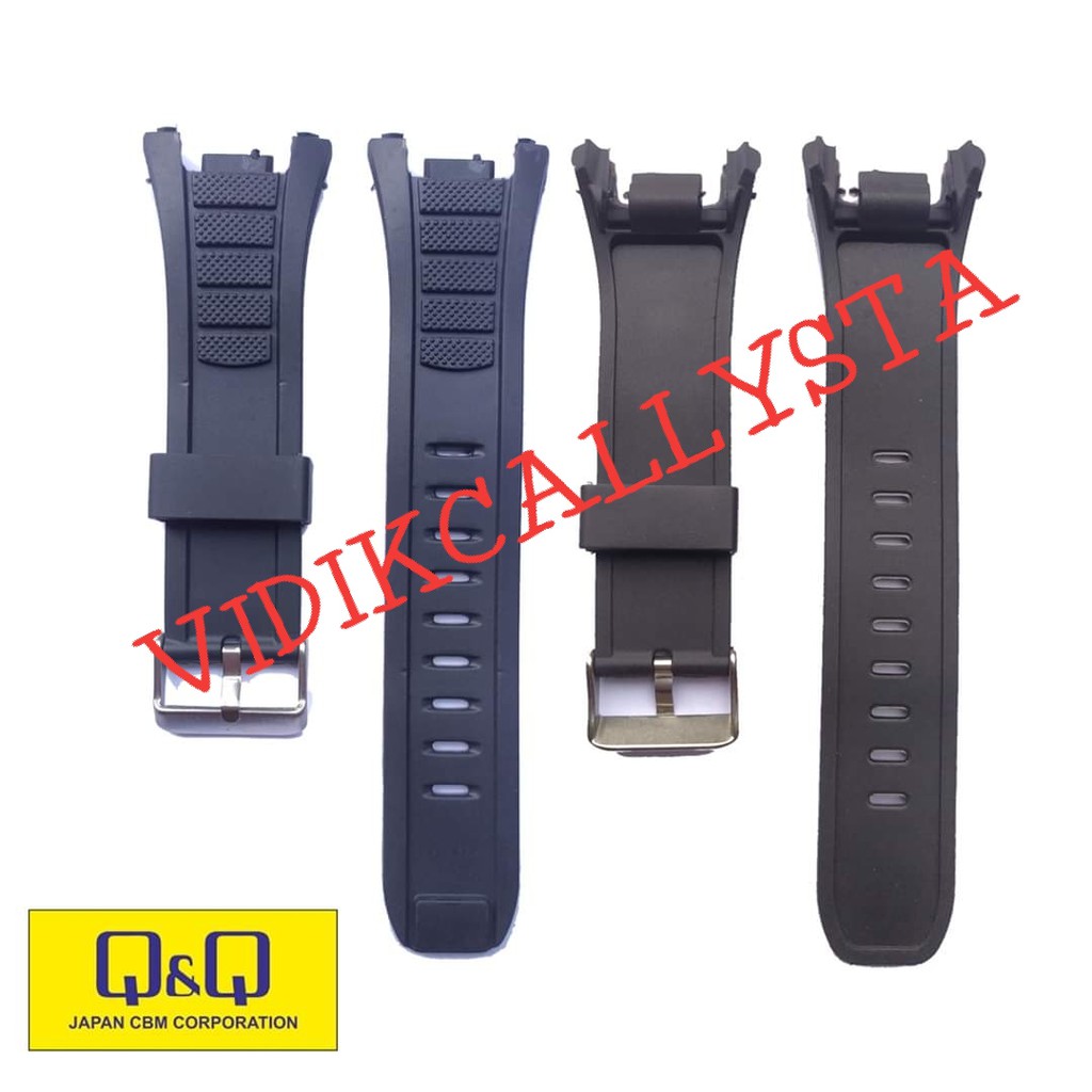 Strap QQ QnQ Q&amp;Q M131 QnQ 131 Tali Jam Tangan Q&amp;Q M 131 Black
