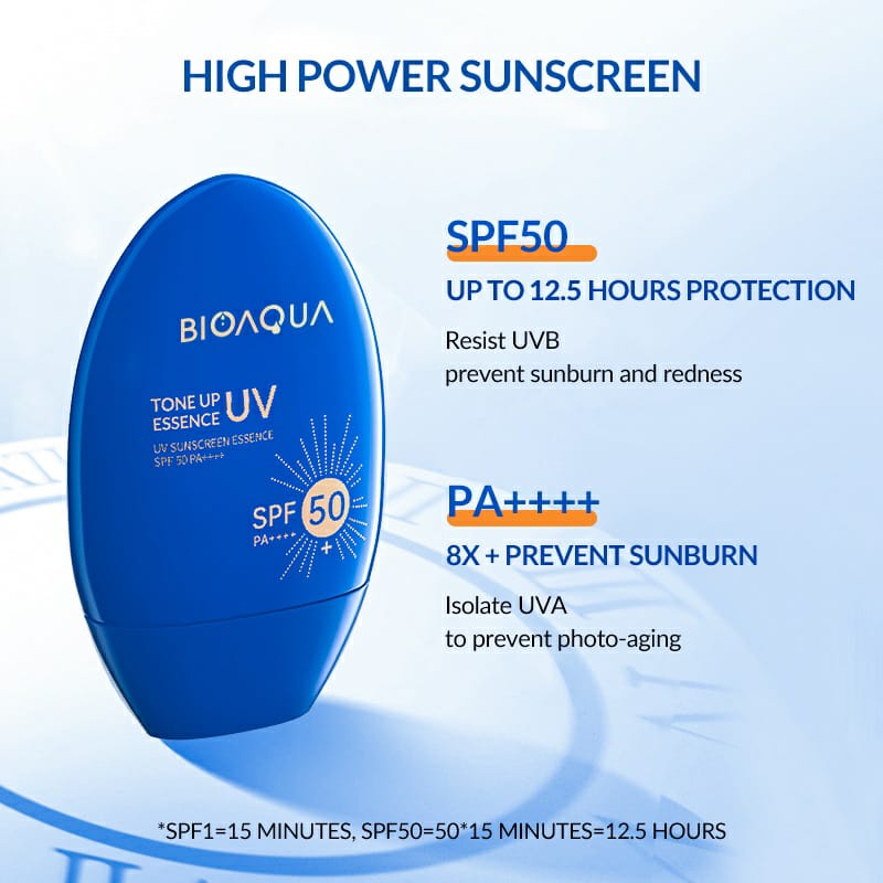 BPOM BIOAQUA UV Sunscreen SPF 50 PA+ 60g Sunscreen Essence / Anti Penuaan Sunblock / BB