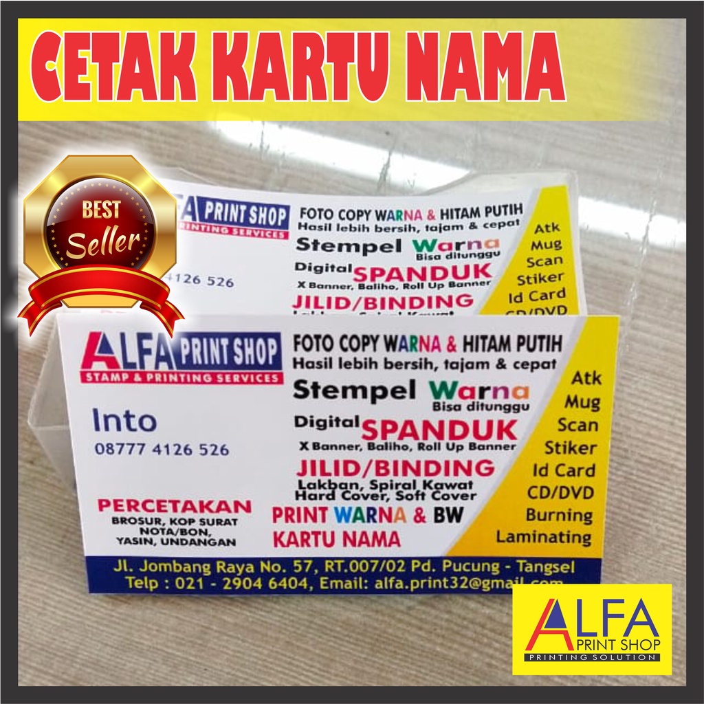 

CETAK KARTU NAMA/NAME CARD