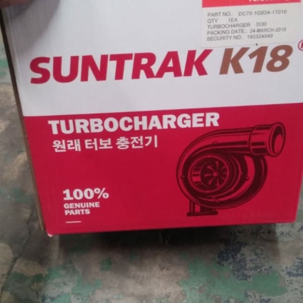 Jual limited stock Turbo Charger Combine Harvester Kubota DC60 DC68 DC70 K Limited