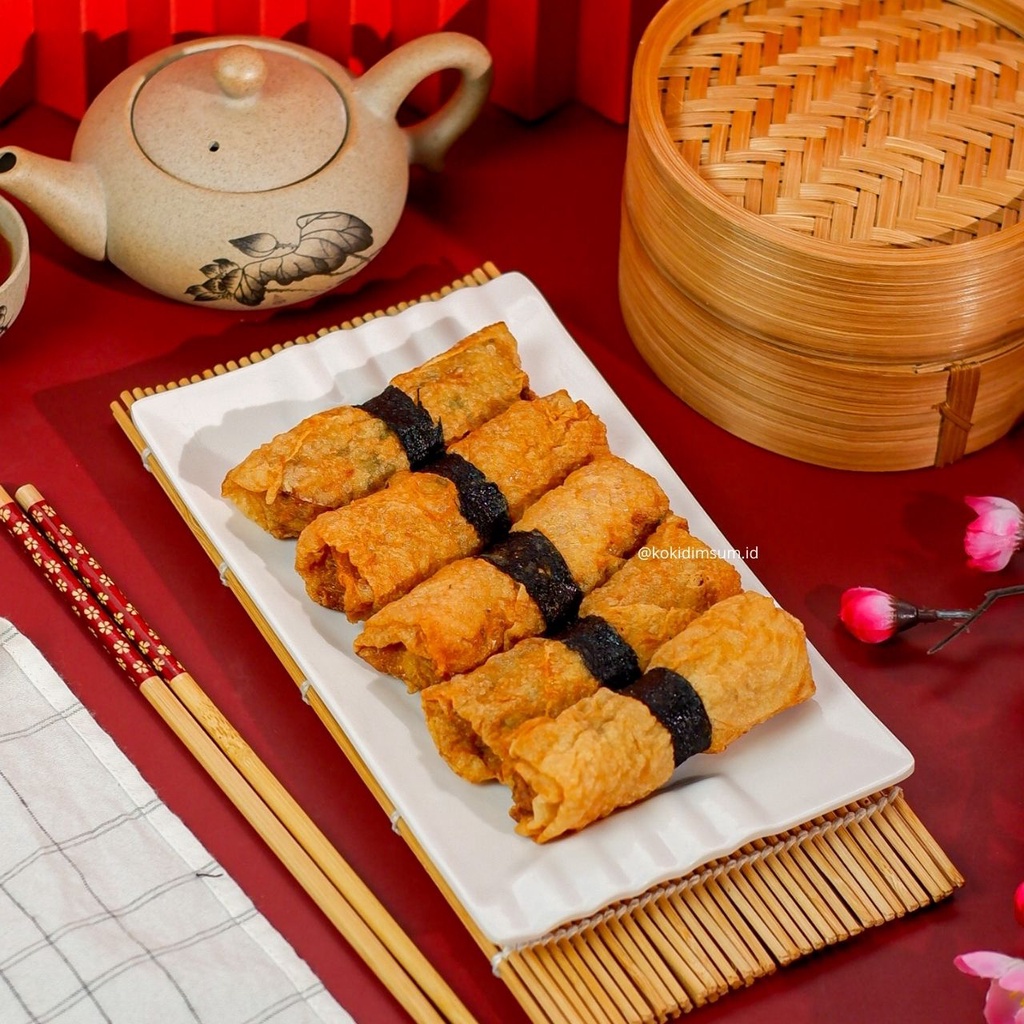 

[WAJIB COBA] DIMSUM FROZEN Kulit Tahu Seafood isi 15 pcs