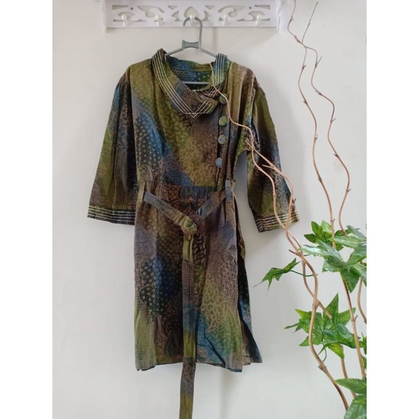 Preloved tunik batik kain katun