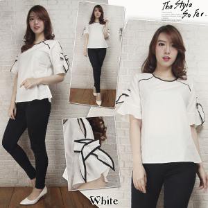 Unik BEST SELLER Baju atasan wanita blouse IMPORT model KOREA HB008