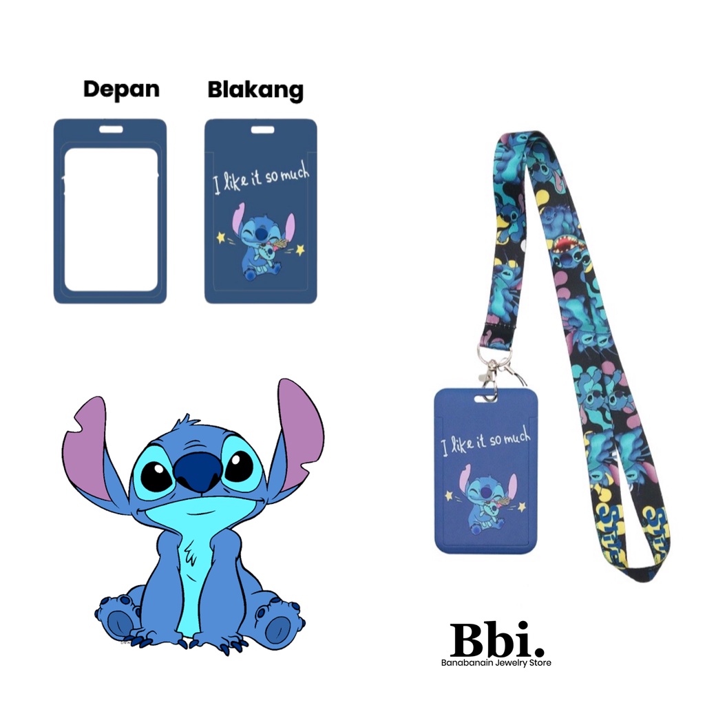 

Name Tag ID Card Kartun Lucu Card Holder Wanita CHKUCU