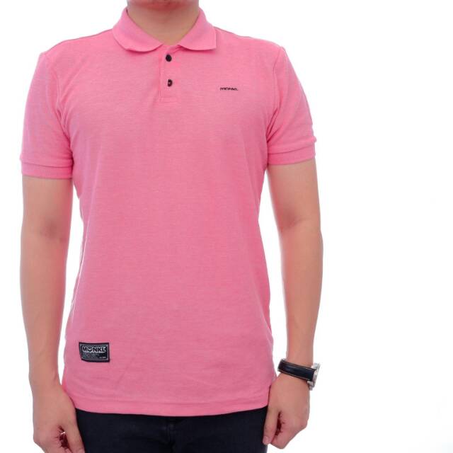 baju polo pink