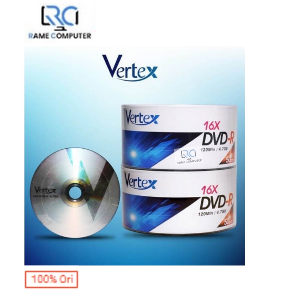 DVD-R Blank Vertex per Keping / per pcs DVD KOSONG