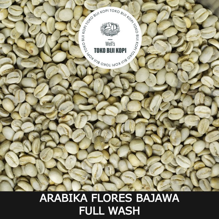 

GREEN BEAN ARABIKA FLORES BAJAWA FULL WASH / KOPI MENTAH - 1 KG
