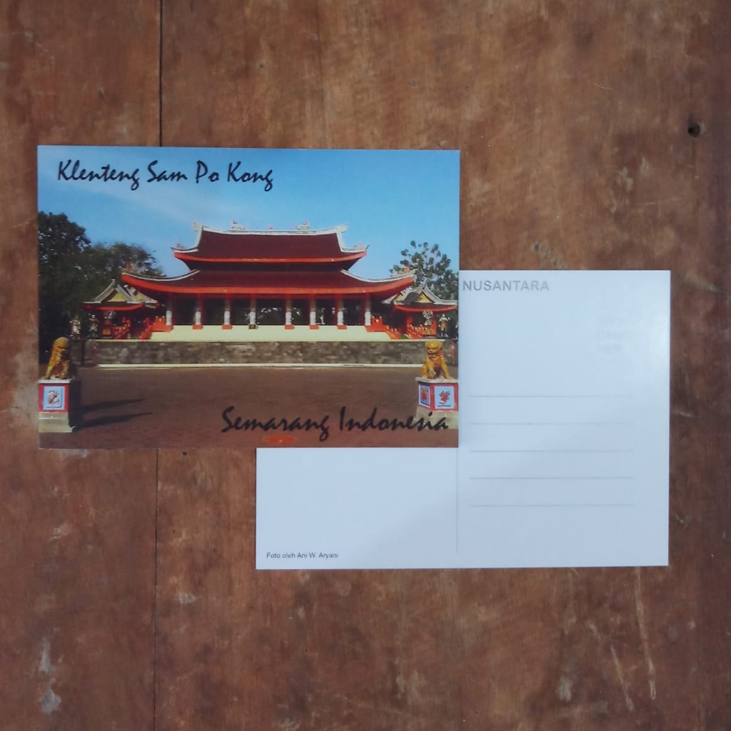 

KARTU POS INDONESIA POSTCARD KLENTENG SAM PO KONG SEMARANG ISI 8 LEMBAR