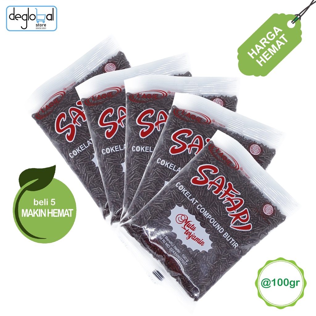 

Paket Hemat Meses Coklat Safari 5 bungkus @100gr