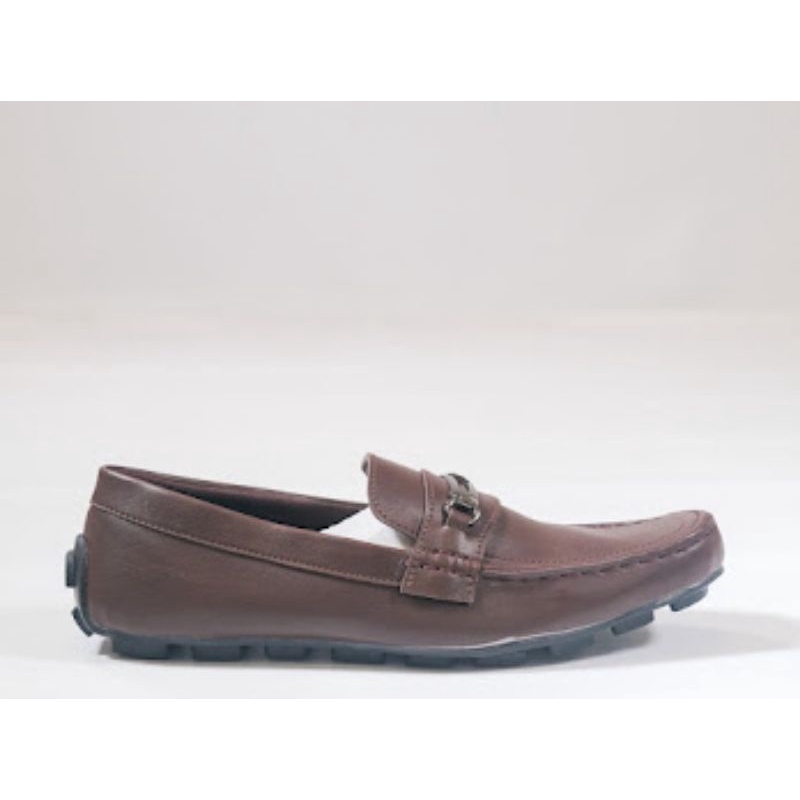 sepatu casual mukasin coklat formal