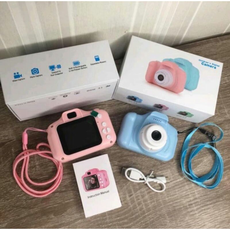 KADO ULTAH ANAK KAMERA ASLI SUNGGUHAN KAMERA DIGITAL MAINAN ANAK KIDS CAMERA