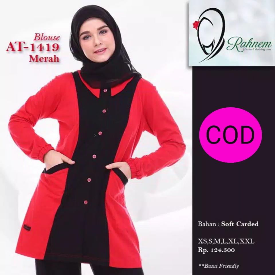 ATASAN MUSLIM WANITA / RAHNEM AT - 1419 / BLOUSE