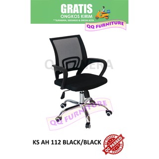 Kursi staf kursi jaring kaki besi chrome diameter 30 cm Kursi staf kursi jaring kaki besi chrome diameter 30 cm