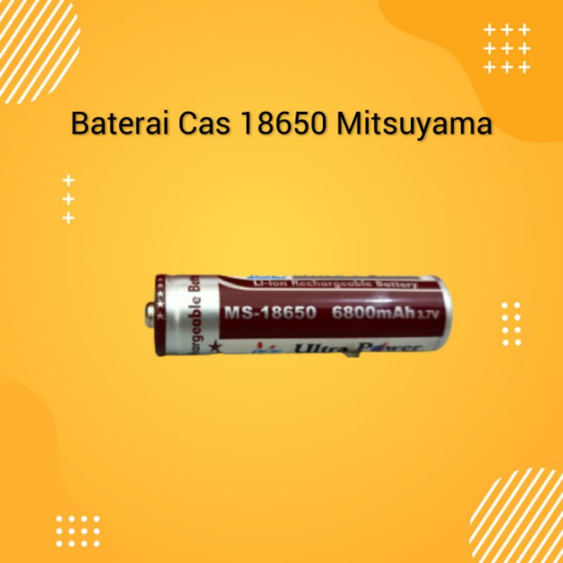 Baterai Cas 18650 Mitsuyama Rechargeable Battery chas