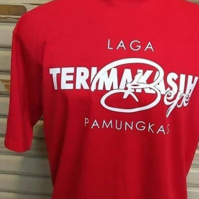 KAOS TERIMAKASIH LAGA PAMUNGKAS PENSIUN
