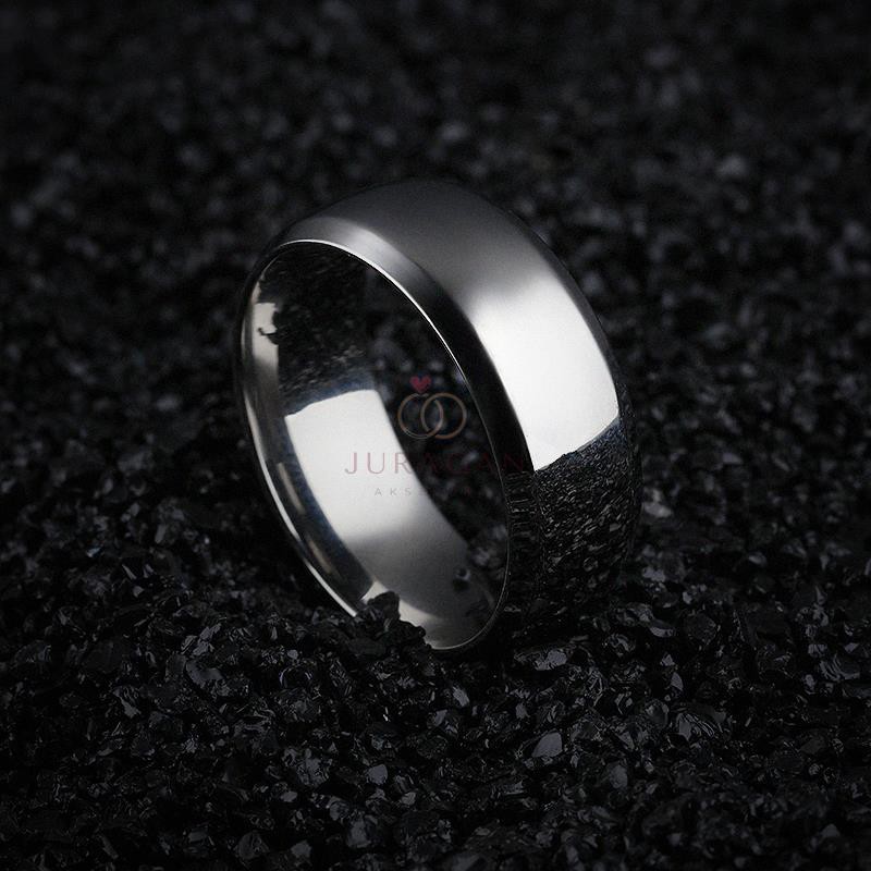 [HIGH QUALITY] Cincin Couple BUCIN R79 Titanium Ukir Nama + Box Cincin Beludru + BONUS Gelang Couple
