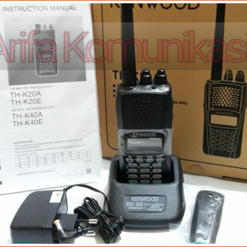 HT KENWOOD THK-20A ORI / THK-20A KENWOOD SINGEL BAND VHF GARANSI RESMI - TH-K20A HT KENWOOD MURAH