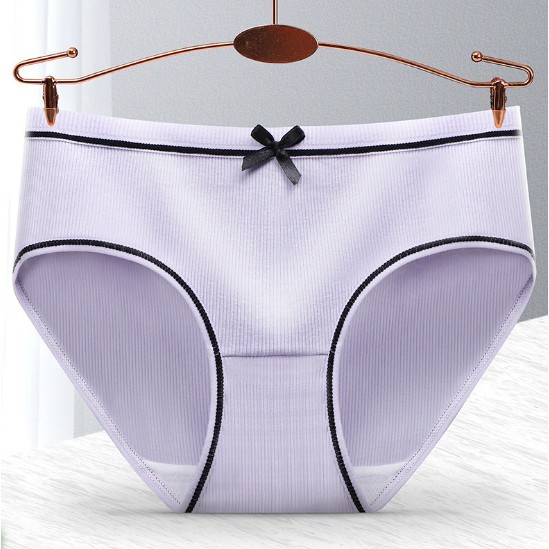 Celana Dalam Wanita Pita Underwear Katun Premium Polos Warna Solid-Abu
