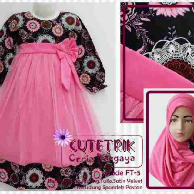 Gamis anak tile