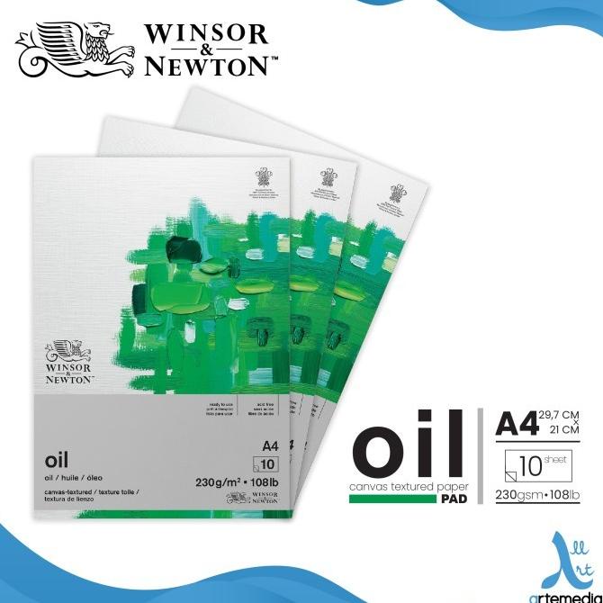 

Kertas Gambar Winsor & Newton Oil Paper Pad Canvas Texture ---READY---