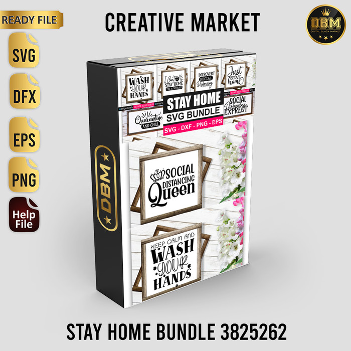 Stay Home Bundle - Vector Designs