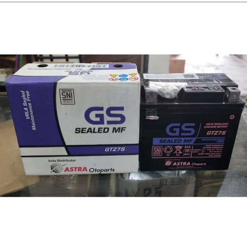 Aki Kering GTZ7S MF Sealed 12V 6aH / 10hr GS Astra Satria FU150 Vario 125 CB150R