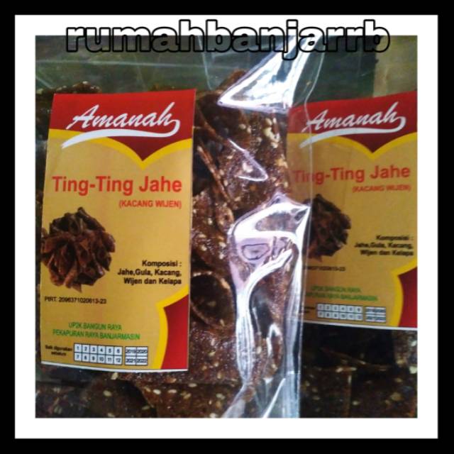 [BAYAR DI TEMPAT] TING TING JAHE KACANG WIJEN