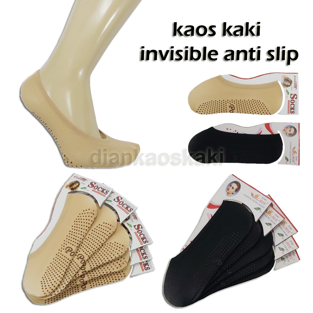 KAOS KAKI INVISIBLE - HIDDEN SOCKS ANTI SLIP