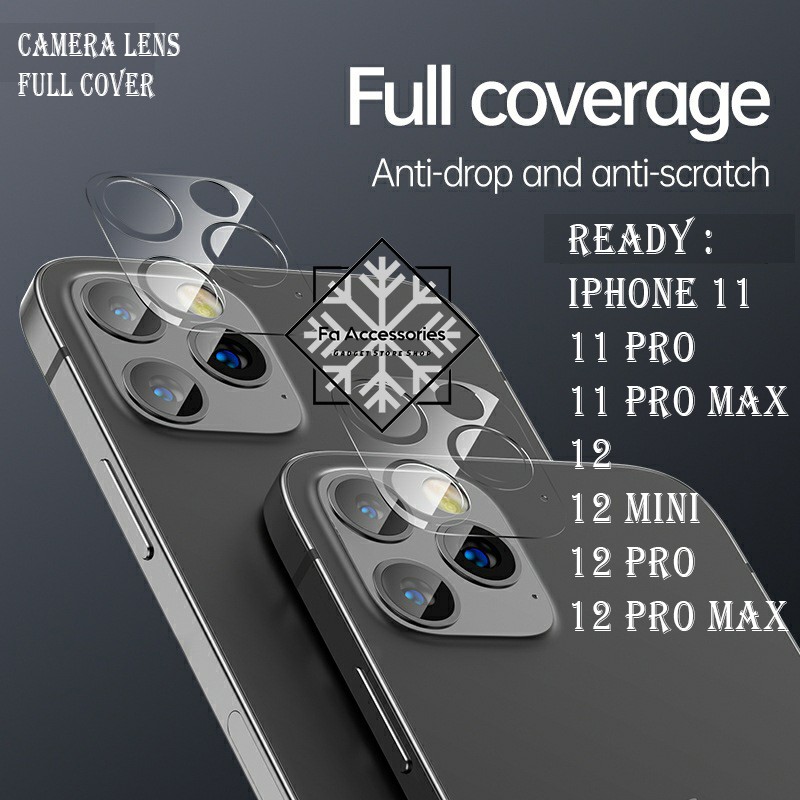 FA pelindung camera iphone 11 11promax 12 12mini 12pro 12promax 13 13mini 13pro 13promax 14 14plus 14pro 14promax pro max mini full cover lens kamera