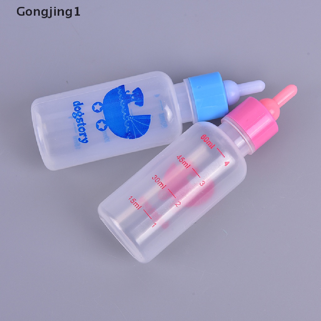 Gongjing1 7PCS / Set Botol Susu Silikon Dengan Dot Pengganti Untuk Hewan Peliharaan