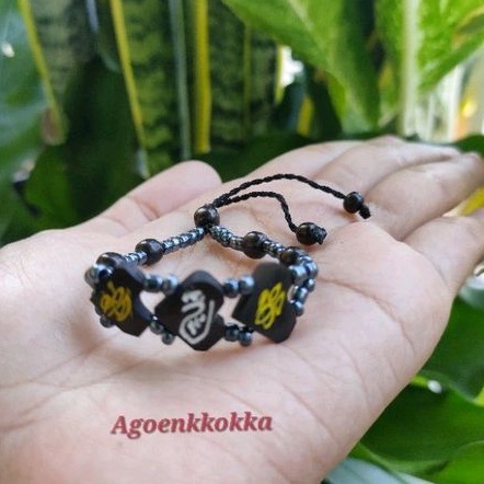 Gelang love manik ukir Anak hitam kokka kaukah