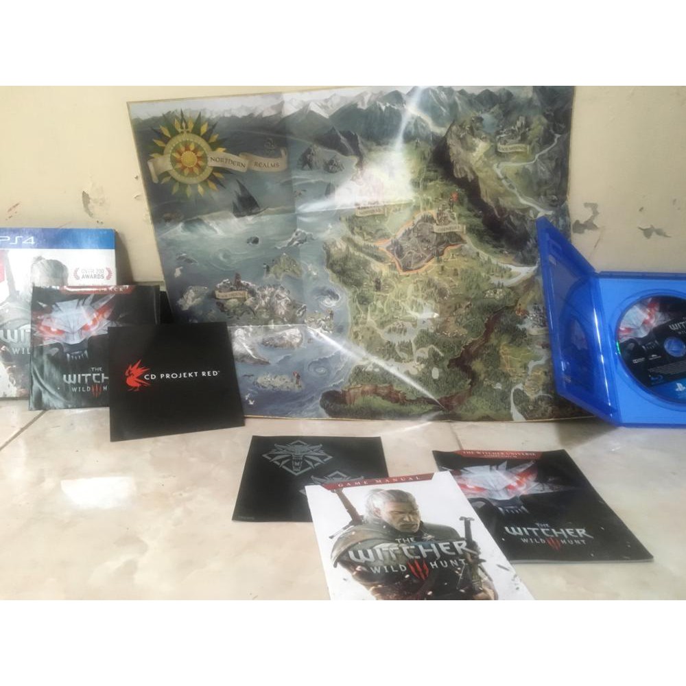 DIJUAL Cepat BD PS4 The Witcher 3 Bonus Content Terlaris