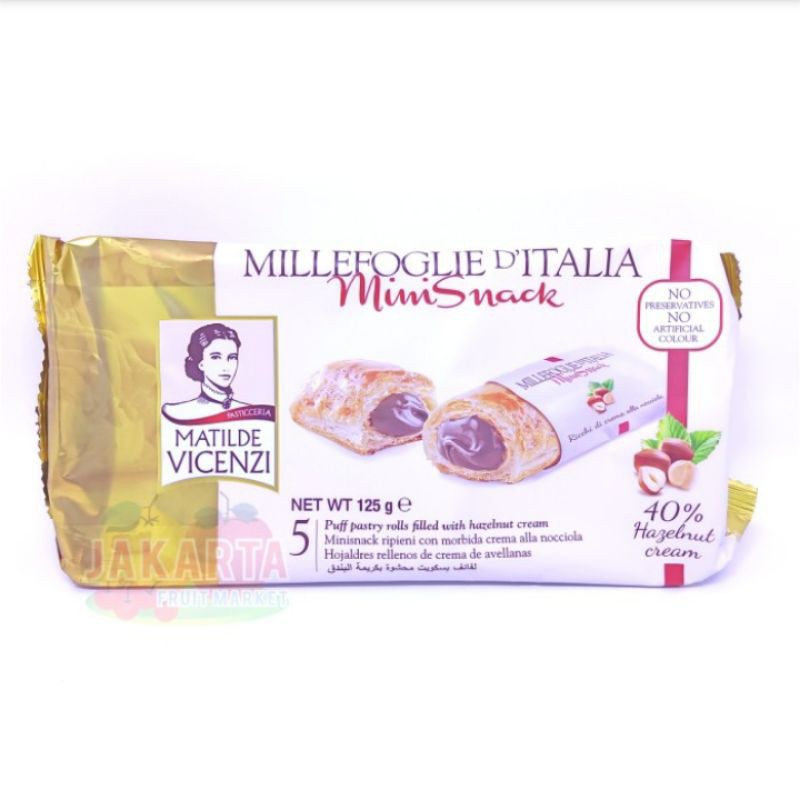 

VICENZI MILLEFOGLIE CHOCOLATE 125G