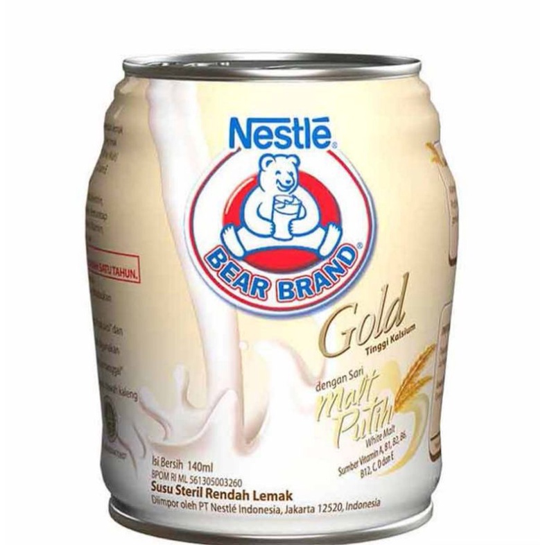 

Susu Bear Brand Gold Malt 140 ml