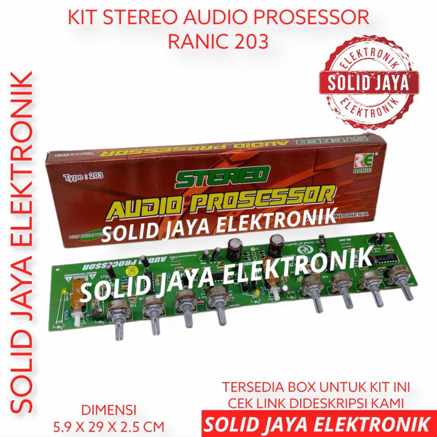 KIT AUDIO PROSESSOR STEREO - AUDIO PROCESSOR RANIC 203