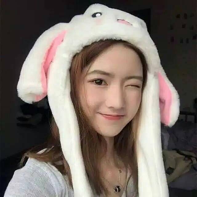 TOPI GERAK TOPI BUNNY HAT KELINCI KUALITAS IMPORT BUKAN LOKAL