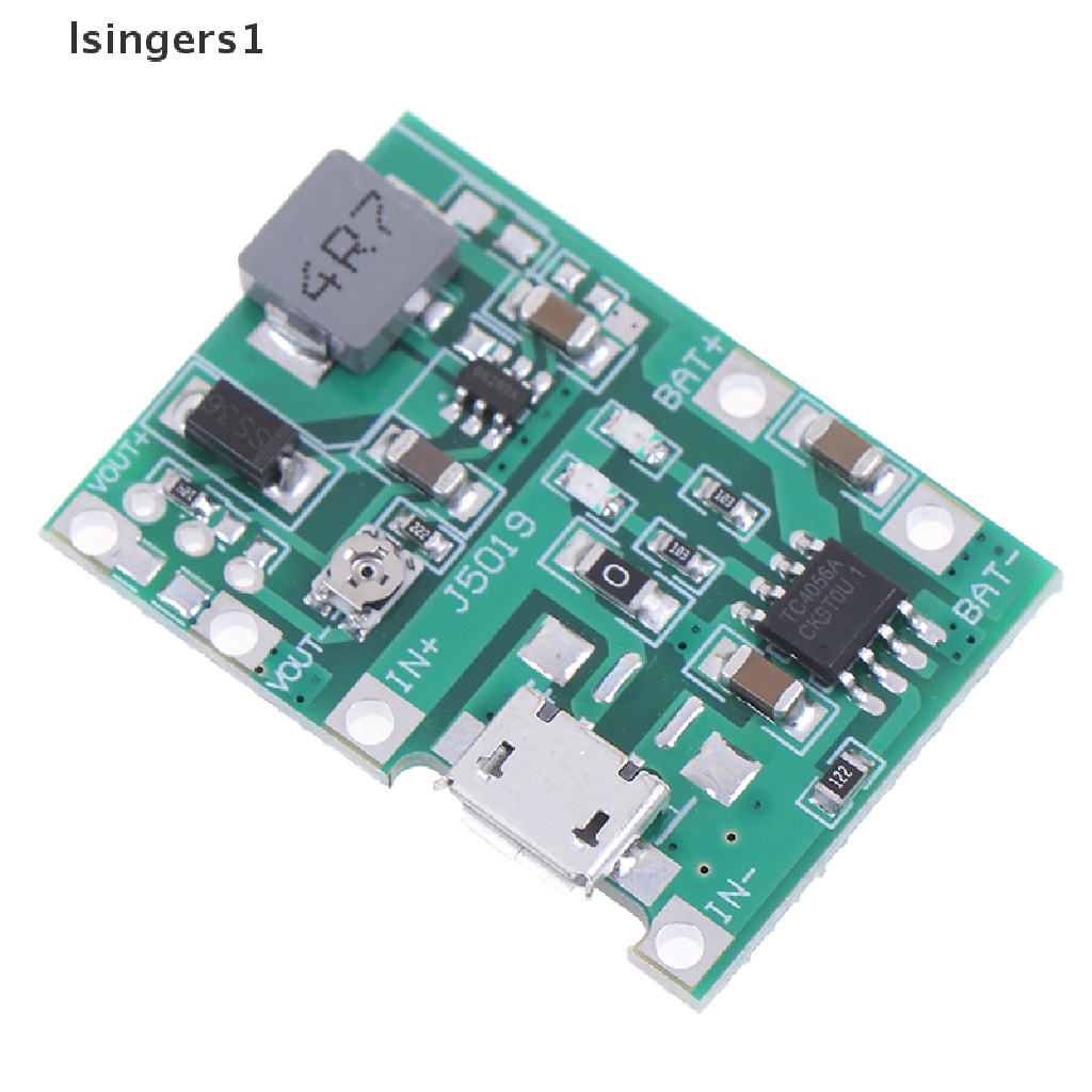 (lsingers1) Modul step up boost Baterai li-ion 18650 3.7v 4.2v dc-dc