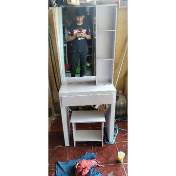 meja rias minimalis multiplek HPL