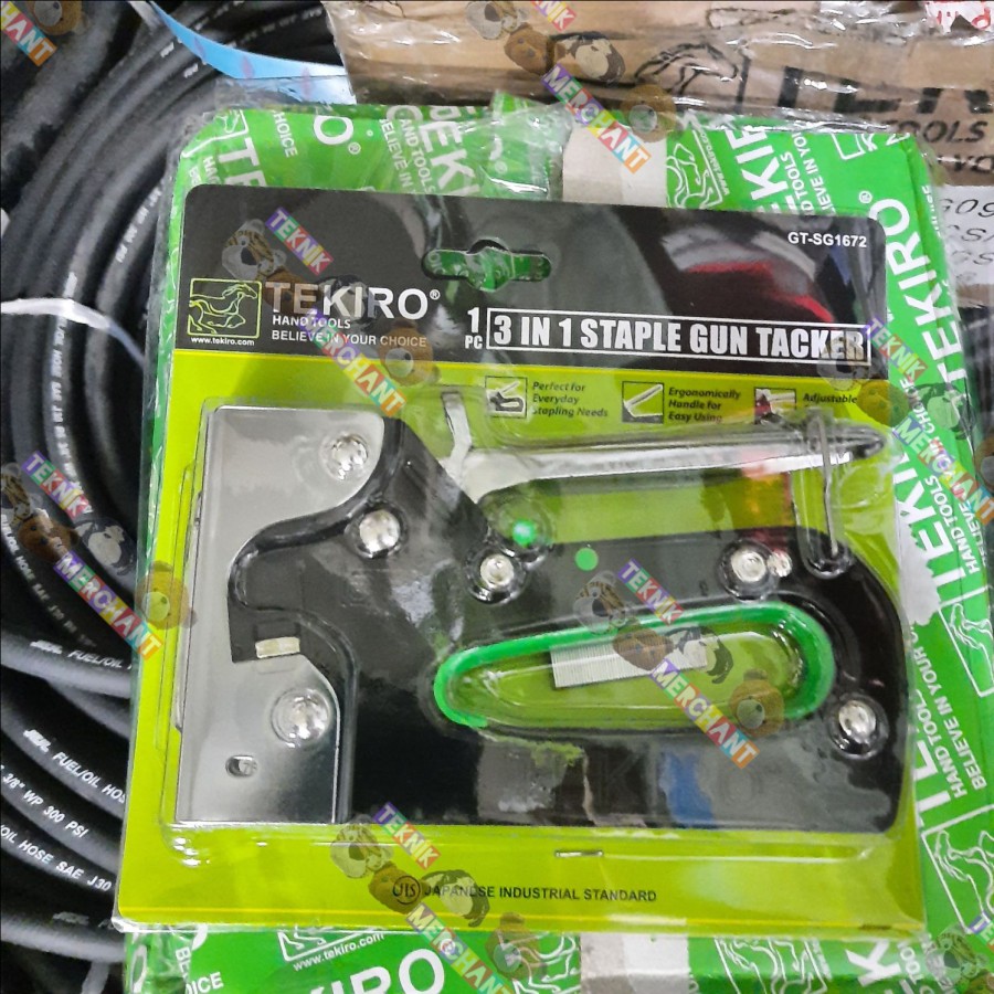 

TEKIRO Staple Staples Tembak 3 in 1 Staples Jok / spanduk 6 - 14 mm HD