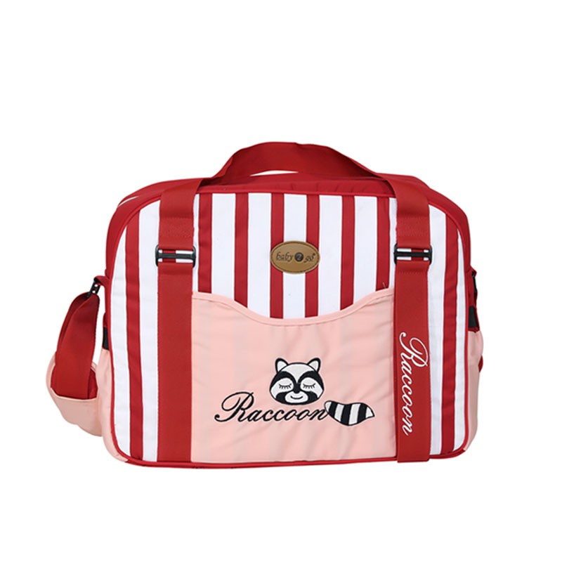 Baby 2 Go Diaper Bag Racoon Series + Changing Pad - B2T1304 / Tas Perlengkapan Bayi (Tersedia varian warna)