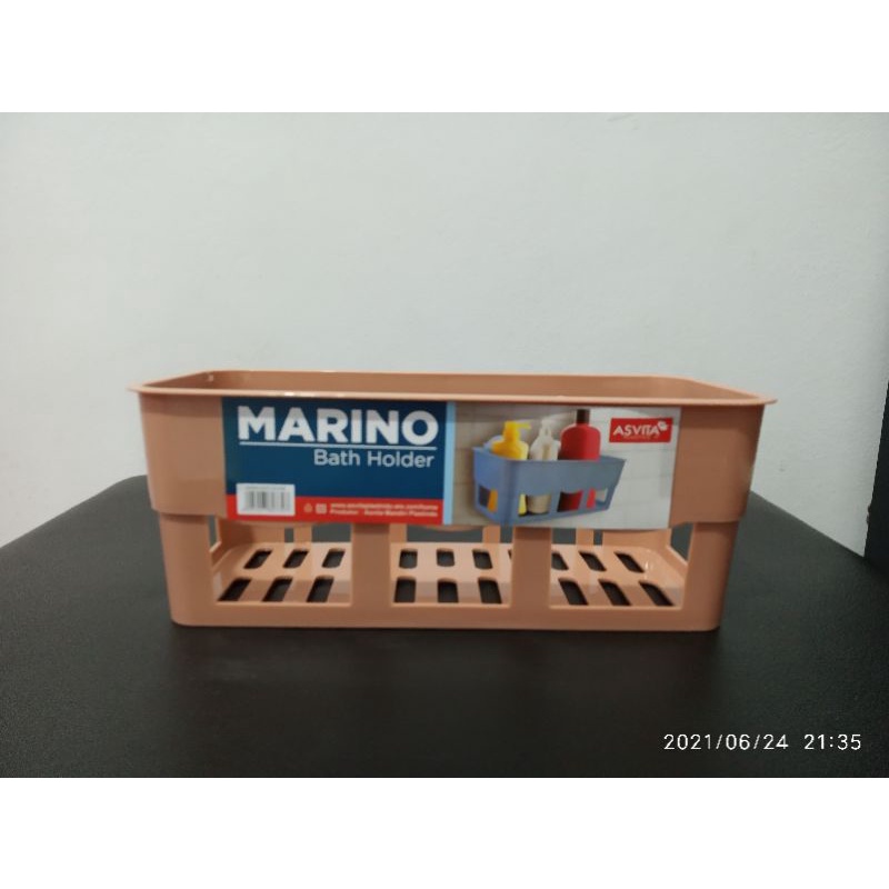 bath holder/keranjang perlengkapan mandi/tempat sabun/keranjang tempel kamar mandi Asvita