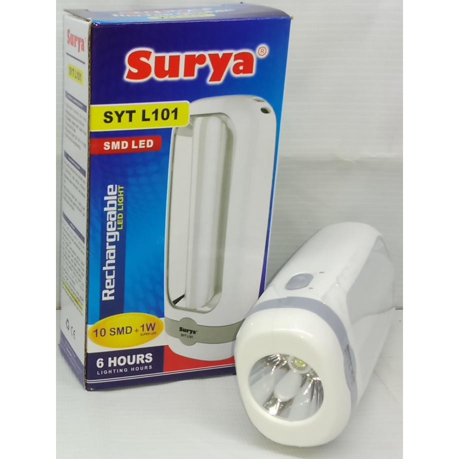 Surya SYT L101 Emergency Lamp + Senter Kuat 6 JAM Lampu Emergency