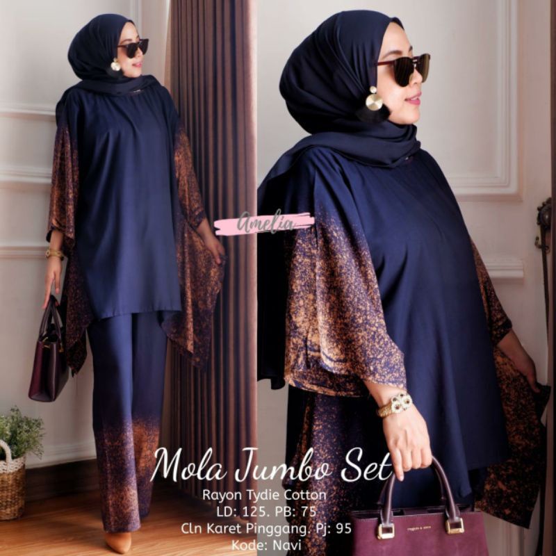 (COD SETELAN) WANITA WAKA-WAKA SEMPROT JUMBO / SATU SET BAJU DAN CELANA/ BAJU SETELAN WANITA DEWASA/ MOTIF TERBARU 2021 SELEBRAM KEKINIAN/ SETELAN JUMBO 135cm (BISA COD)