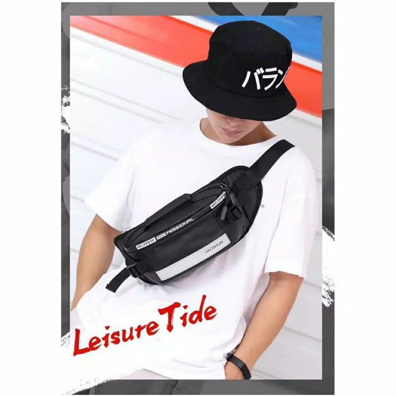 Tas Waistbag Pria/ Tas Selempang/ Sling bag/ Waistbag Profesional Jinpaidi